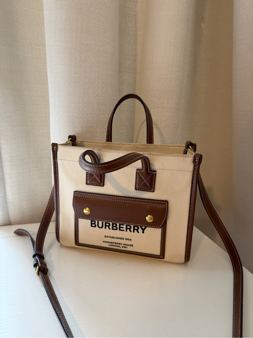 Burberry Mini Freya Bag Horseferry Authentic